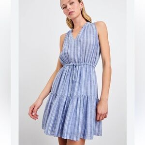 NEW RAILS albany dress in lake view stripe size XL